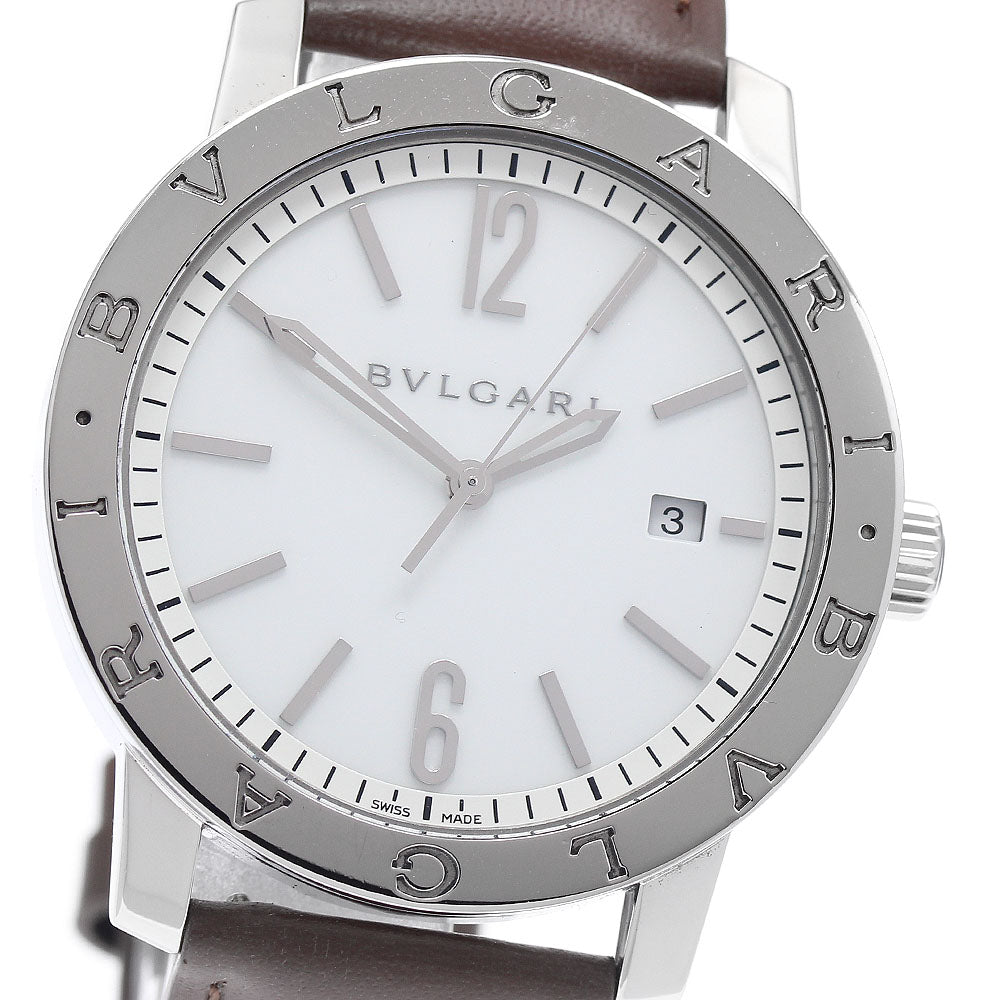 BVLGARI BVLGARIBVLGARI BB41S Date White Dial Automatic Men's Watch_936352