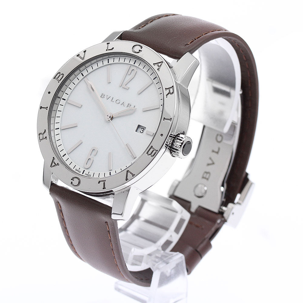 BVLGARI BVLGARIBVLGARI BB41S Date White Dial Automatic Men's Watch_936352