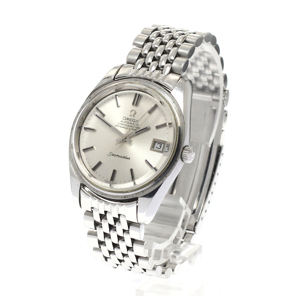 OMEGA Seamaster 168.0061 Rice Bracelet Date Cal.1011 Silver Dial Automatic Men's Watch_936357