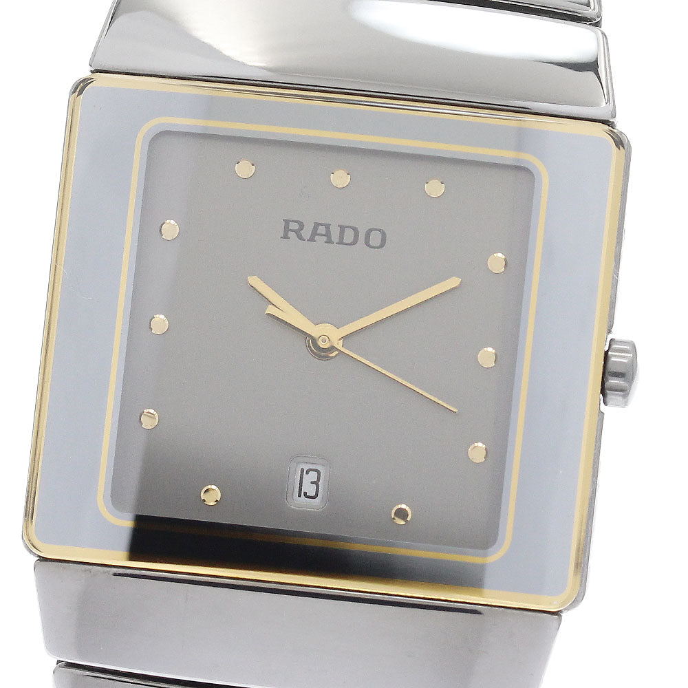 RADO Diastar 152.0332.3 Date Silver Dial Quartz Men's Watch_936358
