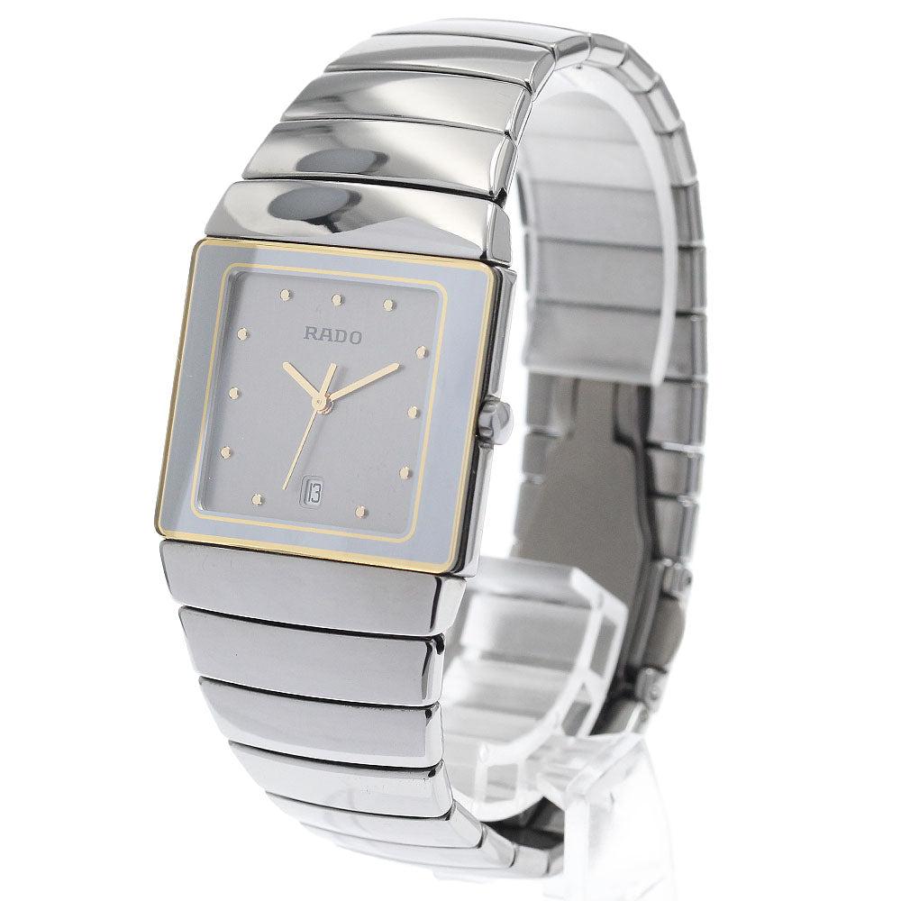 RADO Diastar 152.0332.3 Date Silver Dial Quartz Men's Watch_936358