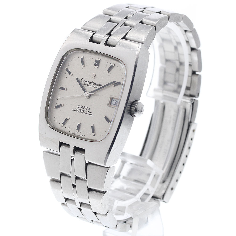 OMEGA Constellation Square Date Chronometer Silver Dial Automatic Men's Watch_936361