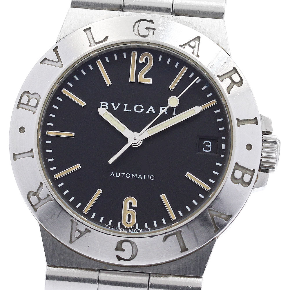 BVLGARI Diagono LCV35S Date black Dial Automatic Men's Watch_936362
