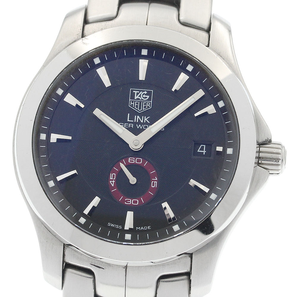 TAG HEUER Link Tiger Woods WJ2110 Small seconds Automatic Men's Watch_936363