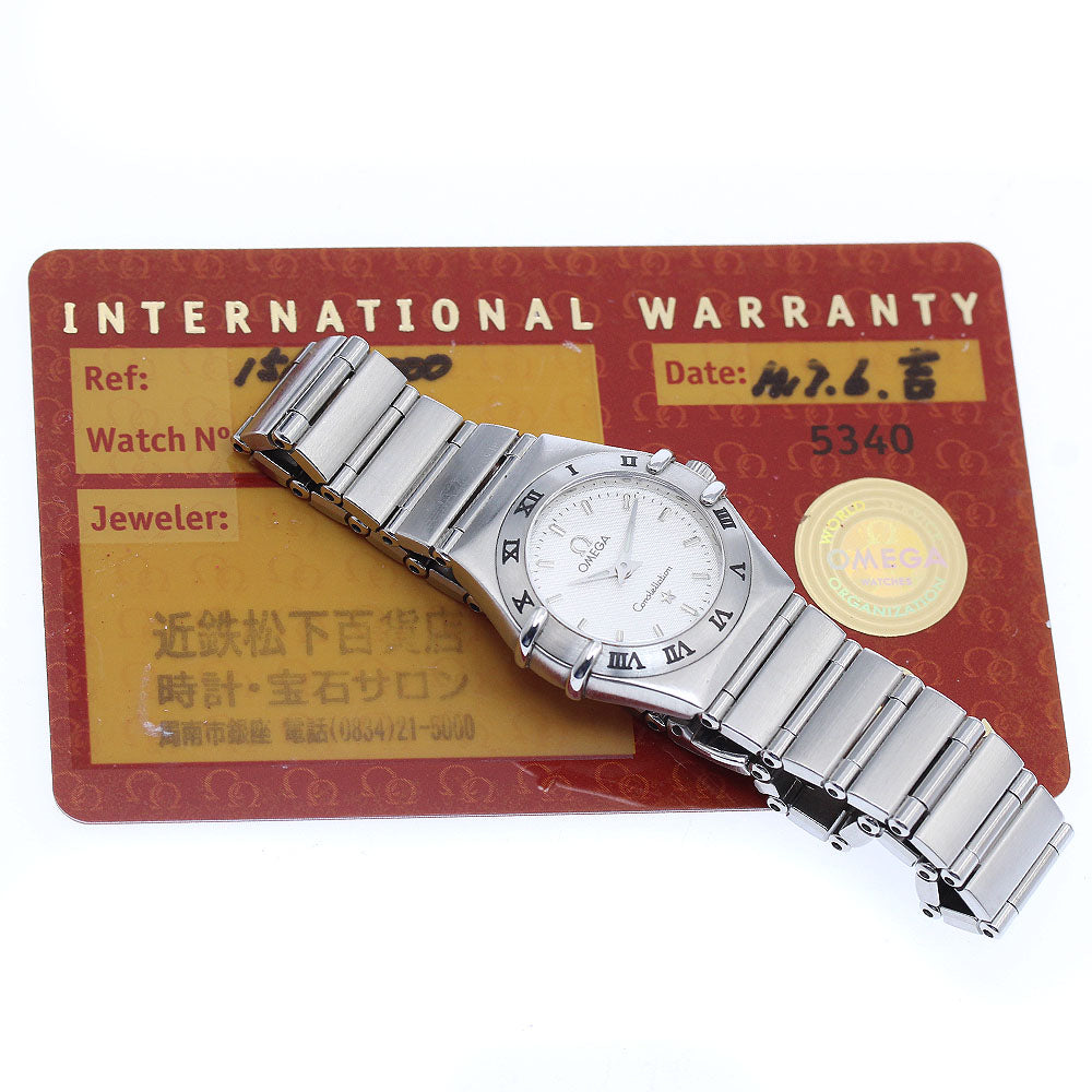 OMEGA Constellation Mini 1562.30 Silver Dial Quartz Ladies Watch_936374