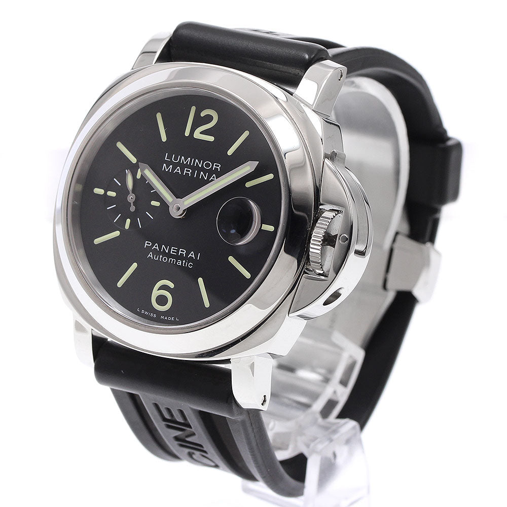PANERAI Luminor Marina PAM00104 Small Second Date black Dial Automatic Men's Watch_936386
