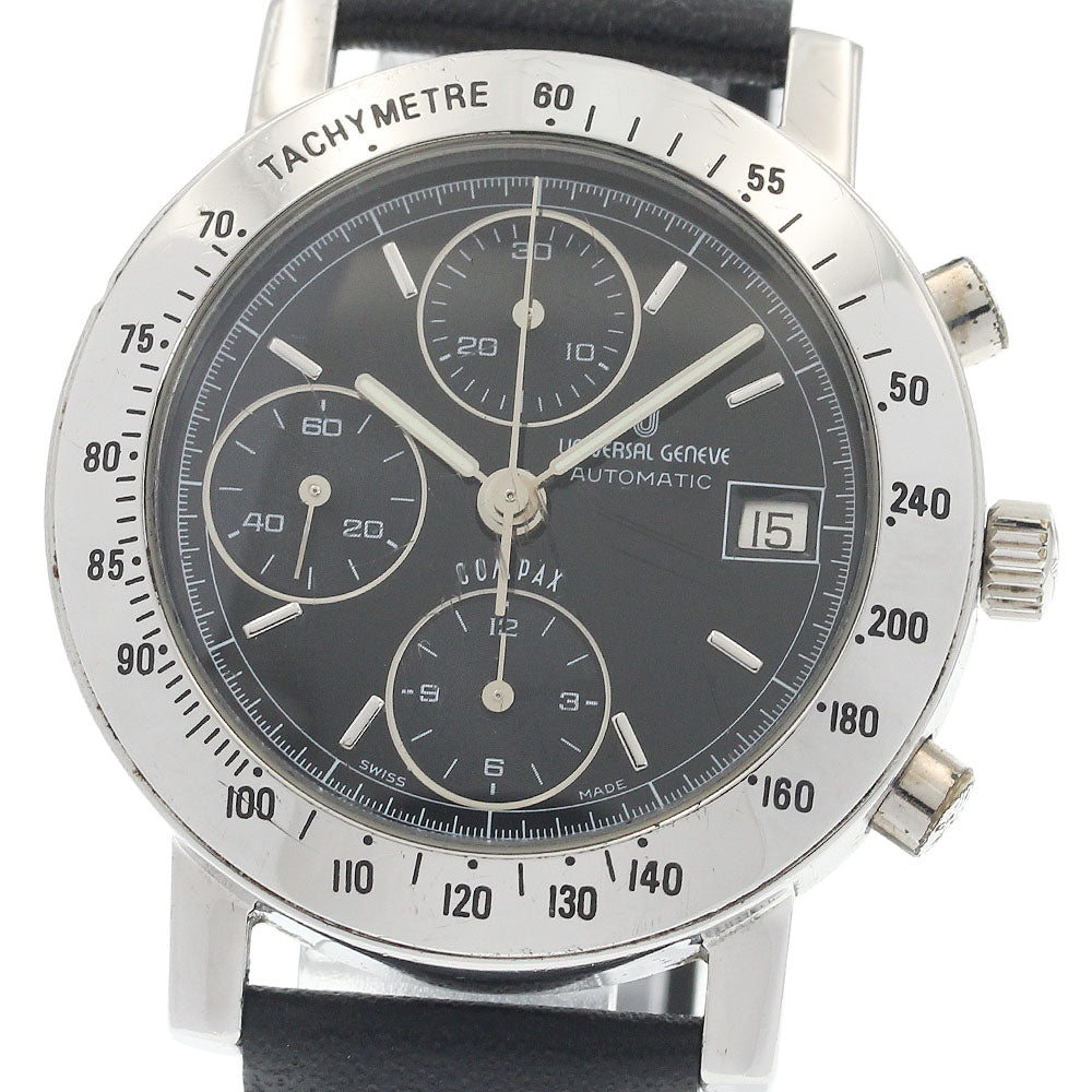 Universal Geneve Compax 898.400 Chronograph black Dial Automatic Men's_936423