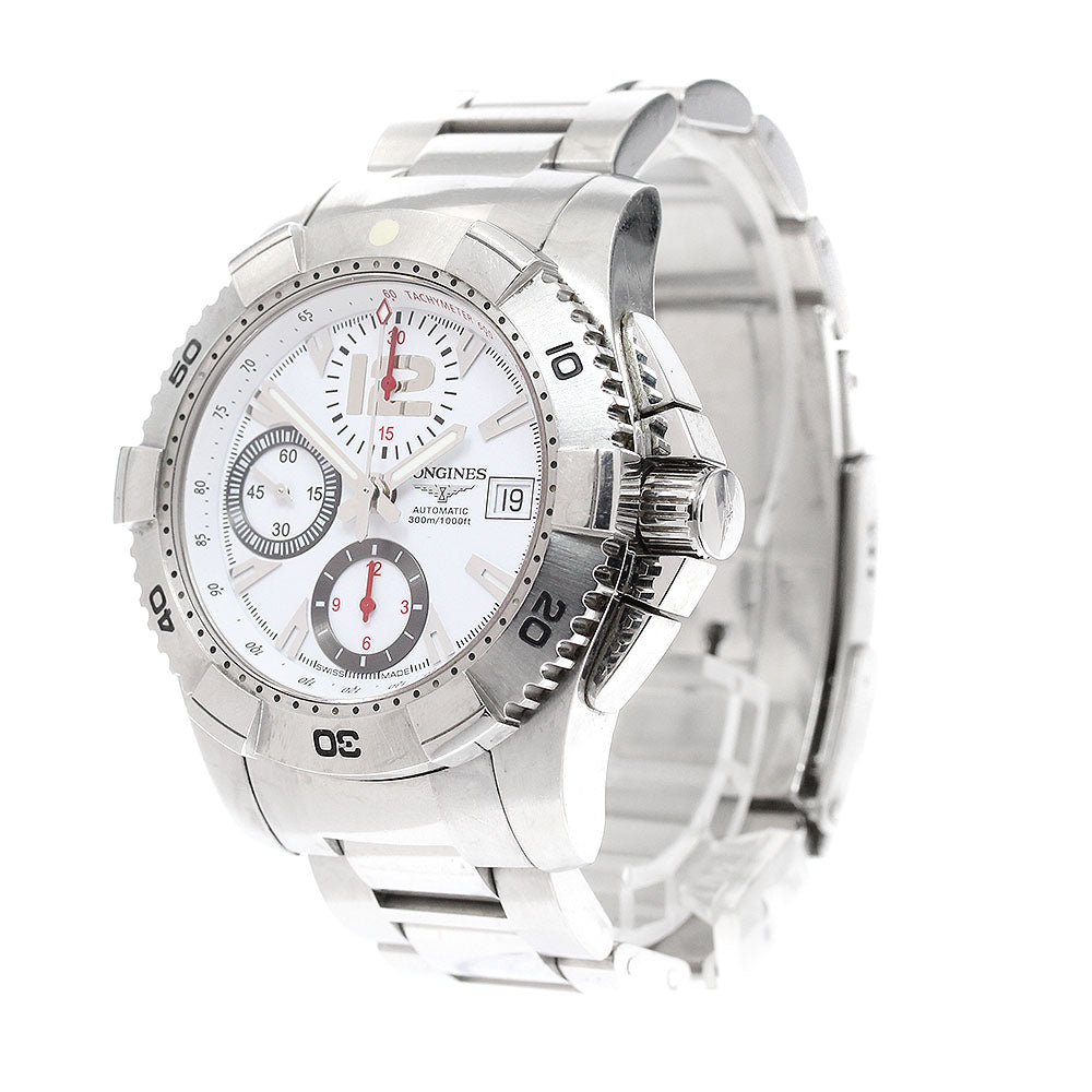 LONGINES Hydro Conquest L3.651.4 Chronograph Silver Dial Auto Men's Watch_936424