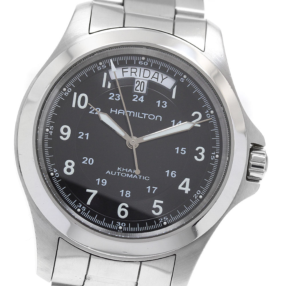 HAMILTON Khaki king H644550 Day date black Dial Automatic Men's Watch_936785