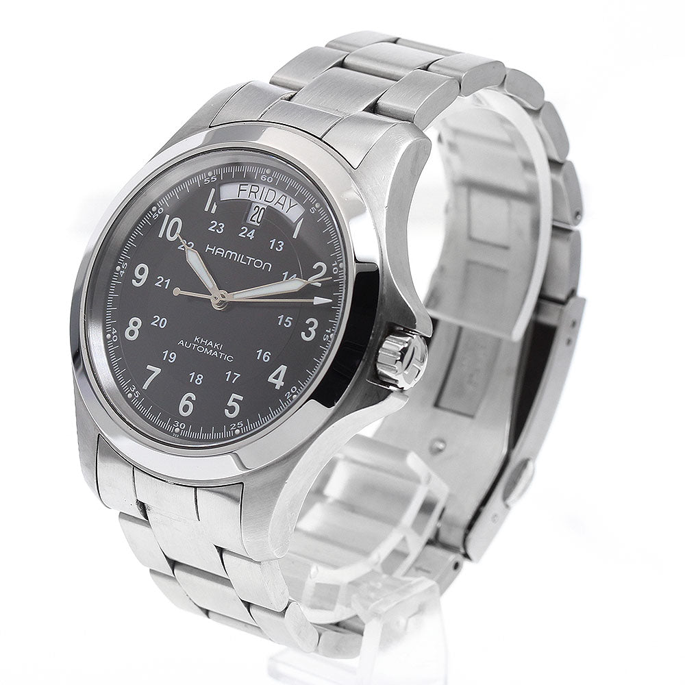 HAMILTON Khaki king H644550 Day date black Dial Automatic Men's Watch_936785