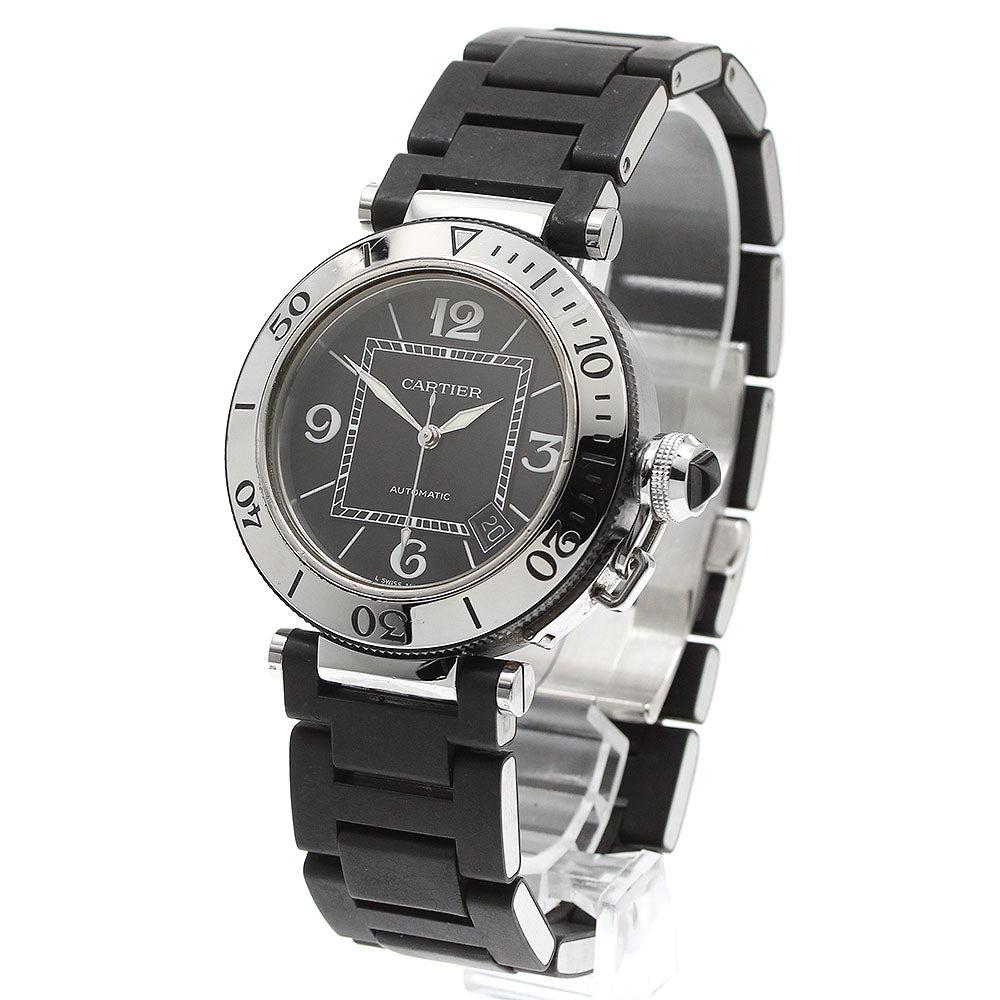 CARTIER Pacha Sea timer W31077U2 Date black Dial Automatic Men's Watch_937003