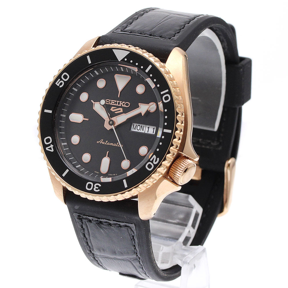 SEIKO 5 sports 4R36-07G0 Day date black Dial Automatic Men's Watch_937051