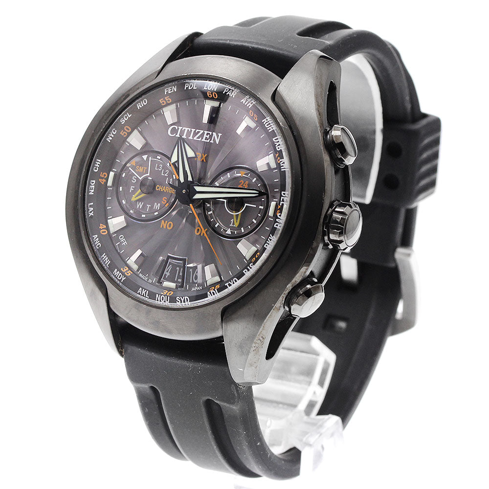 CITIZEN Promaster satellite wave H909-S085012 Solar Powered Radio Men's_937056