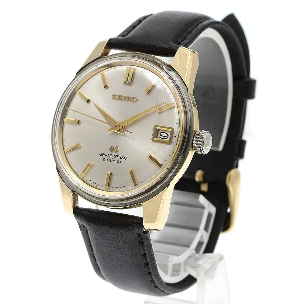SEIKO Grand Seiko 5722-9011 Date Silver Dial Hand Winding Men's Watch_937080