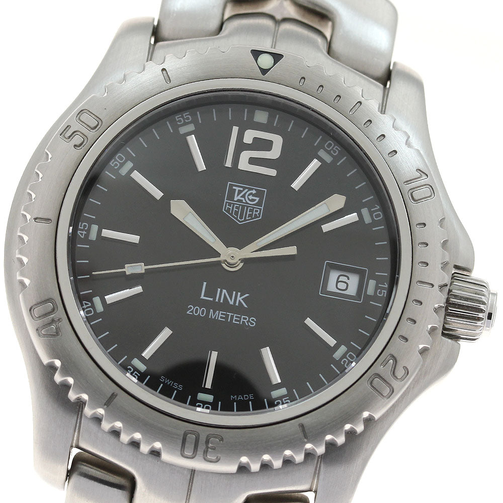 TAG HEUER Link WT1110-0 Date Black Dial Quartz Men's Watch_937083