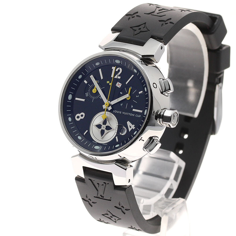 LOUIS VUITTON Tambour Lovely Cup MM Q132G Chronograph Quartz Boy's_937084