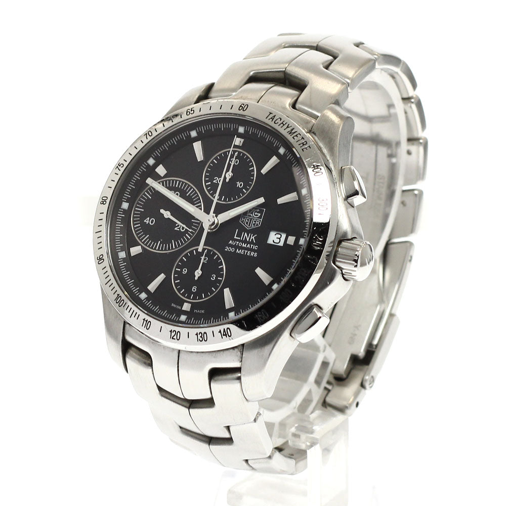 TAG HEUER Link CJF2110-1 Chronograph black Dial Automatic Men's Watch_937090