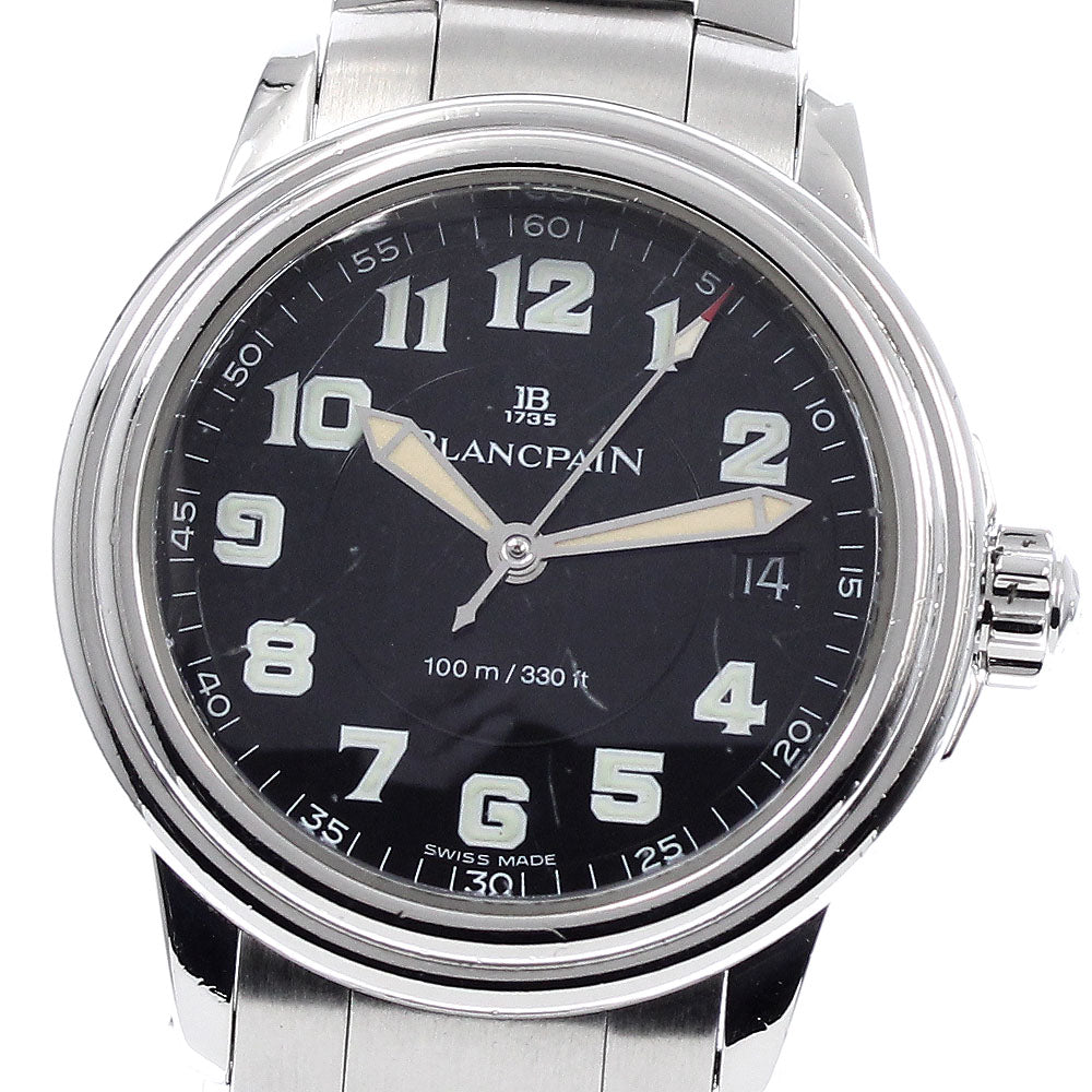 Blancpain Leman 2102-1130M-11 Date Black Dial Automatic Ladies Watch_937095