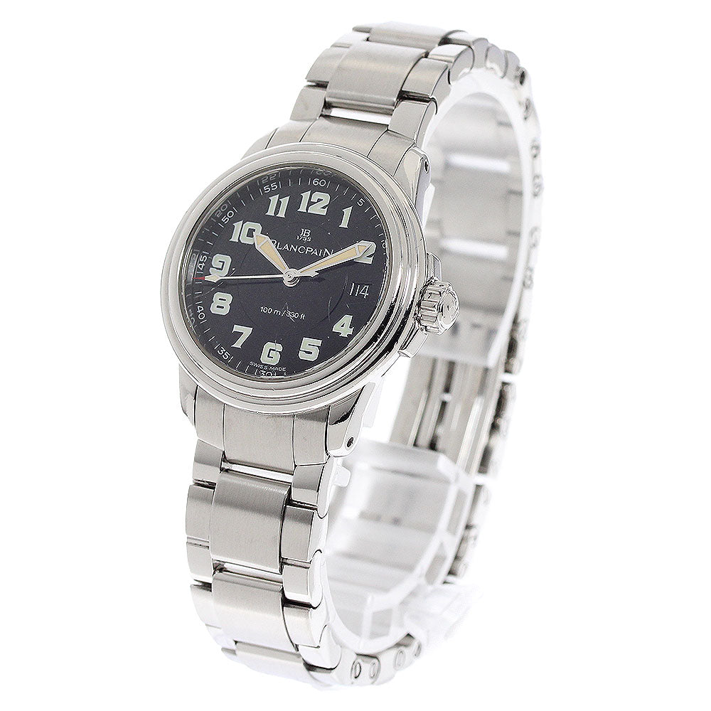 Blancpain Leman 2102-1130M-11 Date Black Dial Automatic Ladies Watch_937095