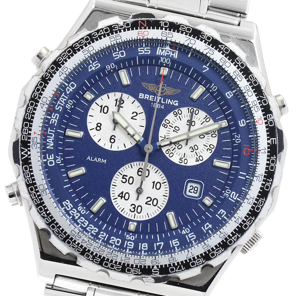 BREITLING Jupiter pilot A59028 Chronograph blue Dial Quartz Men's Watch_937425