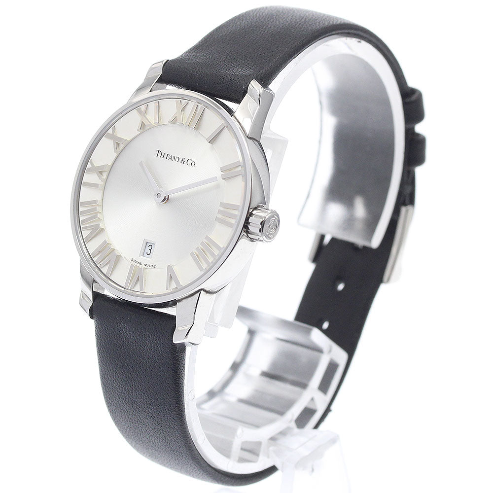 TIFFANY&Co. Atlas Dome Date Silver Dial Quartz Ladies Watch_937427