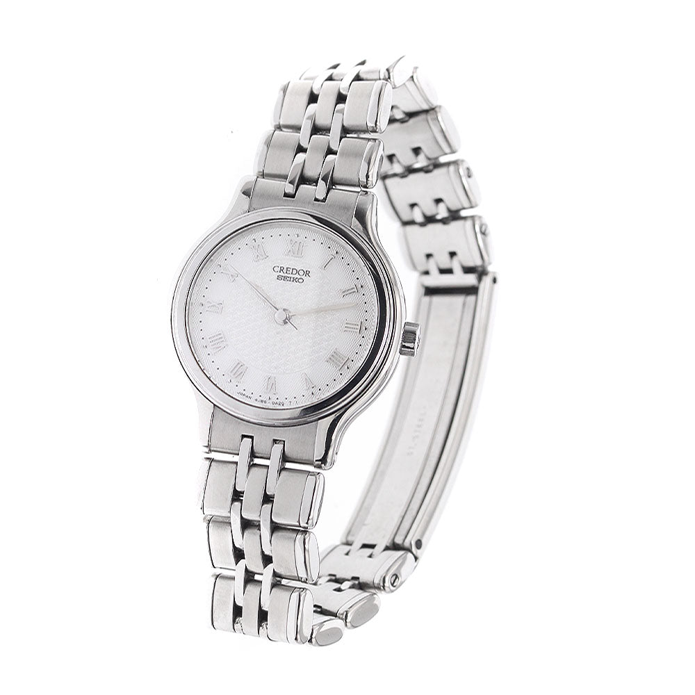 SEIKO CREDOR GSBA005/4J85-0A10 Silver Dial Quartz Ladies Watch_937434
