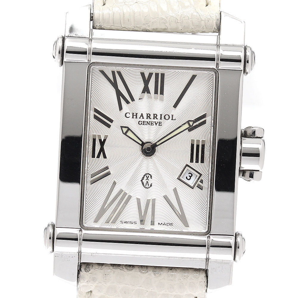 PHILIPPE CHARRIOL Columbus CCSTRH2 Date Silver Dial Quartz Ladies Watch_937439