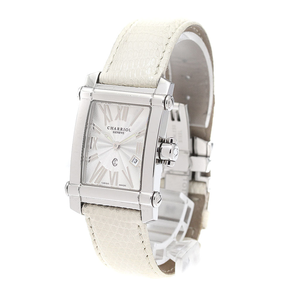 PHILIPPE CHARRIOL Columbus CCSTRH2 Date Silver Dial Quartz Ladies Watch_937439
