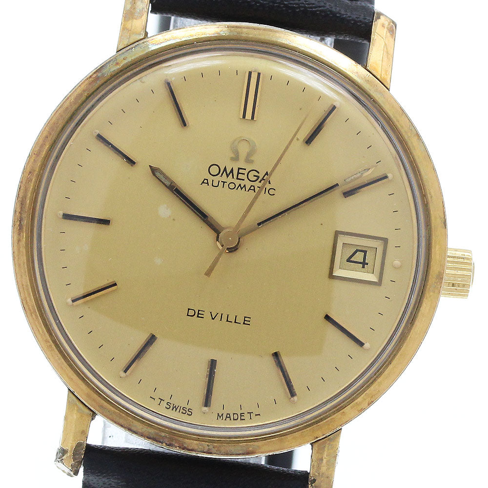 OMEGA De Ville 166.0161 Date Cal.1012 gold Dial Automatic Men's Watch_937452