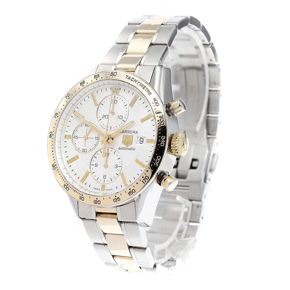 TAG HEUER Carrera CV2050-1 Chronograph Date Silver Dial Automatic Men's Watch_937466