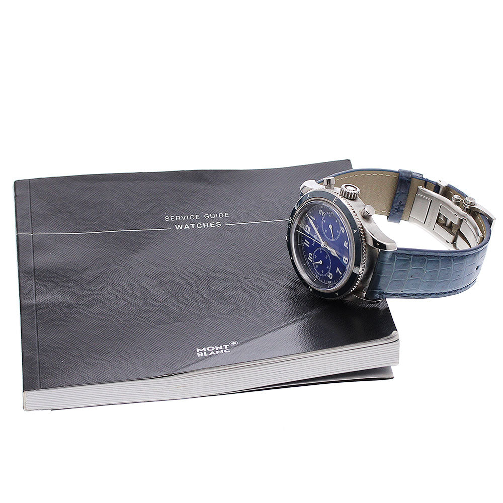 MONTBLANC 1858 automatic chronograph 126912 blue Dial Automatic Men's Watch_937475