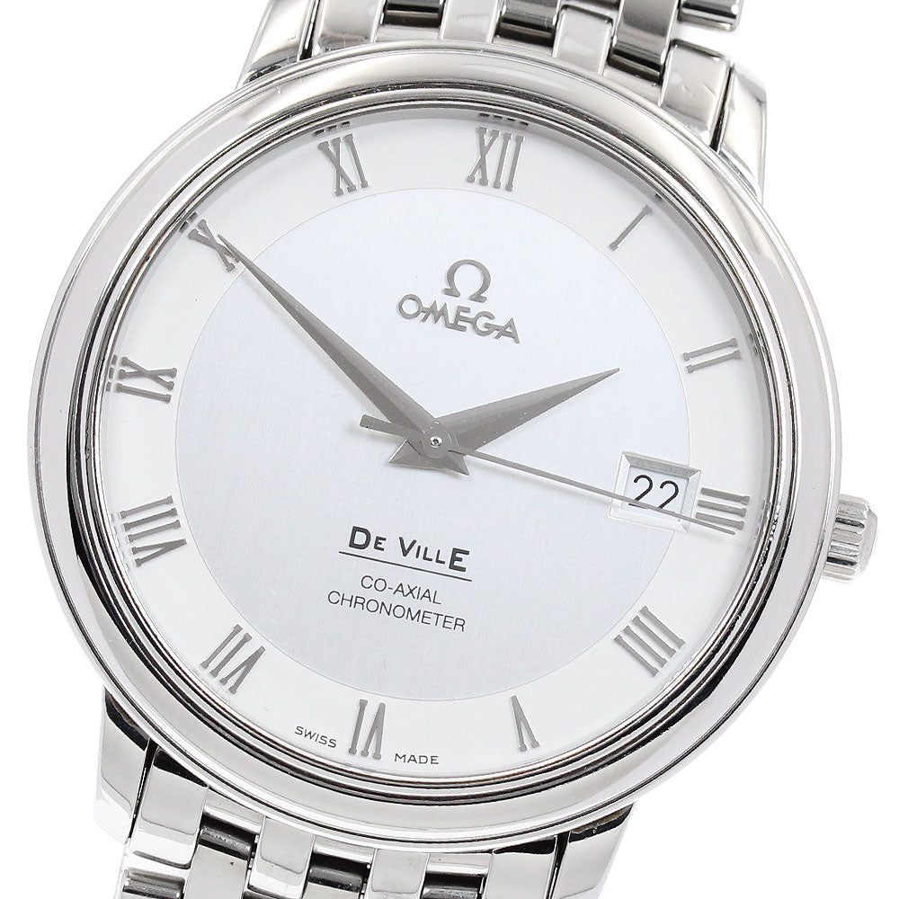 OMEGA De Ville Prestige 4574.31 Coaxial Silver Dial Automatic Men's Watch_937488