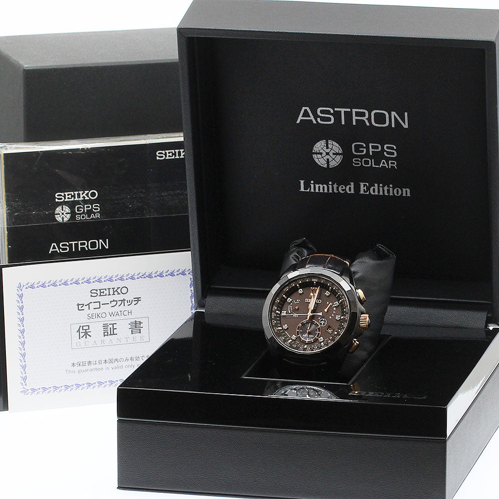 SEIKO Astron SBXB083/8X53-0AP0-2 Limited to 1500 Dark brown Dial Solar Powered Radio Men's Watch_937499