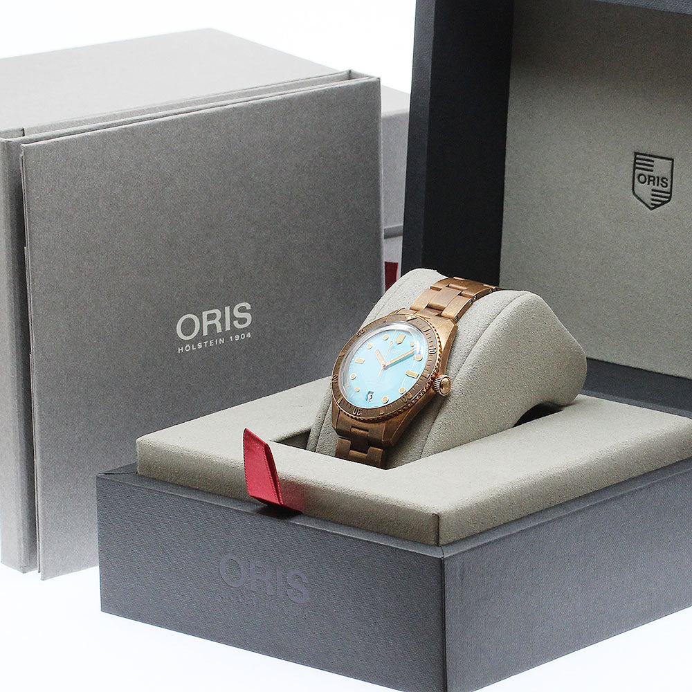ORIS Divers 65 Cotton Candy 01 733 7771 3155 Date Automatic Men's Watch_937508