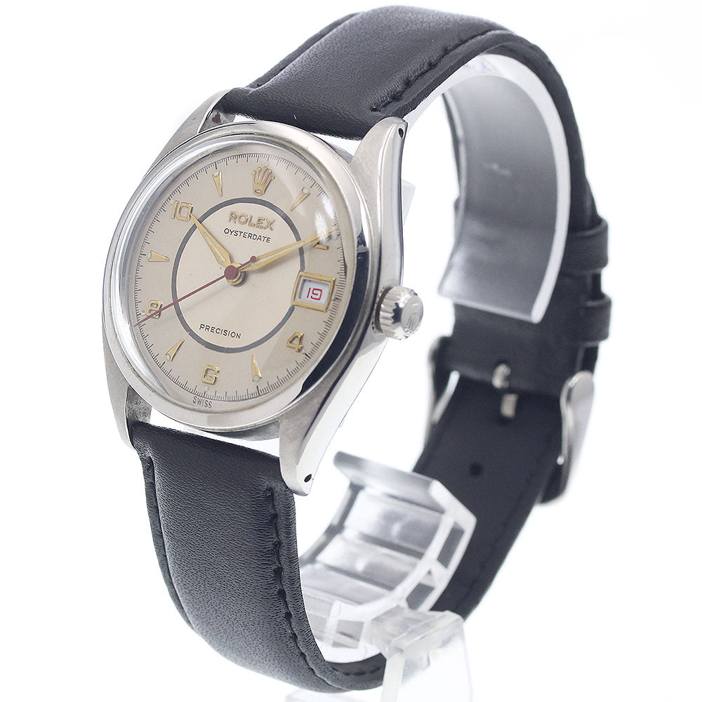 ROLEX Oyster Date 6094 Redial dial Cal.740 Silver Dial Hand Winding Men's Watch_937520