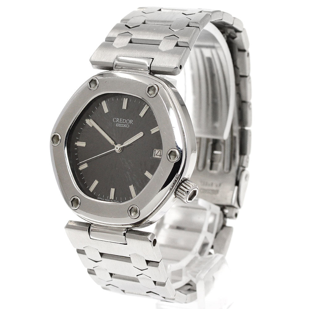 SEIKO CREDOR Locomotive GKEH018/5932-5020 First model Gerald Genta Quartz_937527