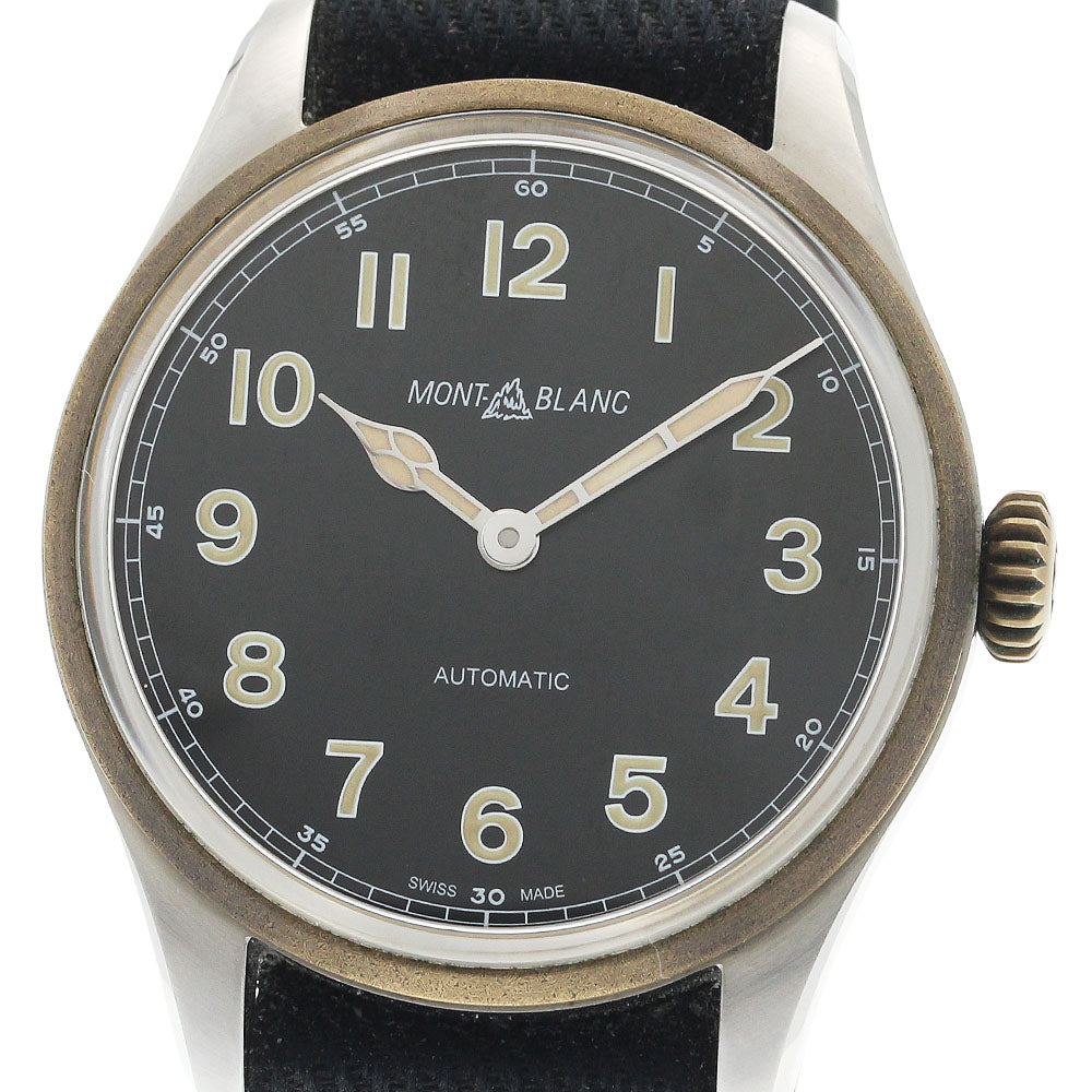 MONTBLANC 1858 automatic 117832 black Dial Automatic Men's Watch_937861