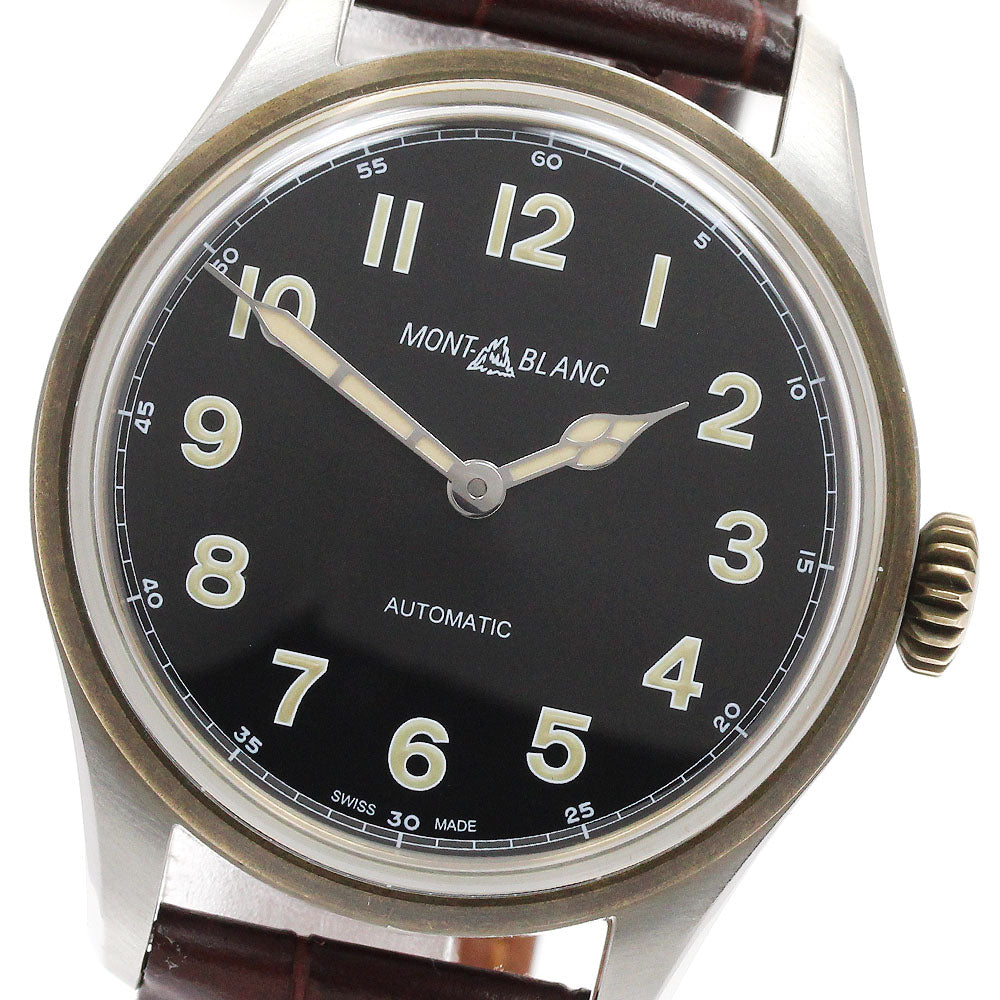 MONTBLANC 1858 automatic 117832 black Dial Automatic Men's Watch_937866