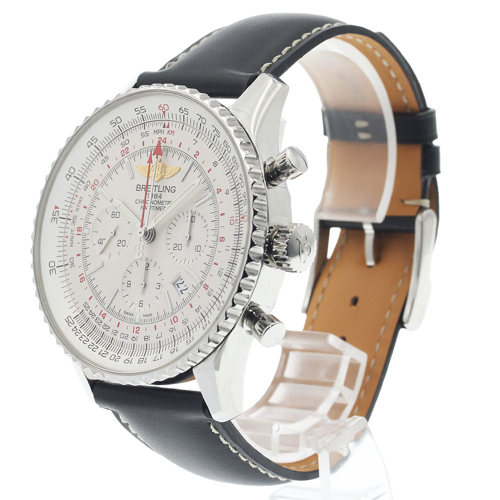 BREITLING Navitimer AB0441 Chronograph Silver Dial Automatic Men's Watch_937890