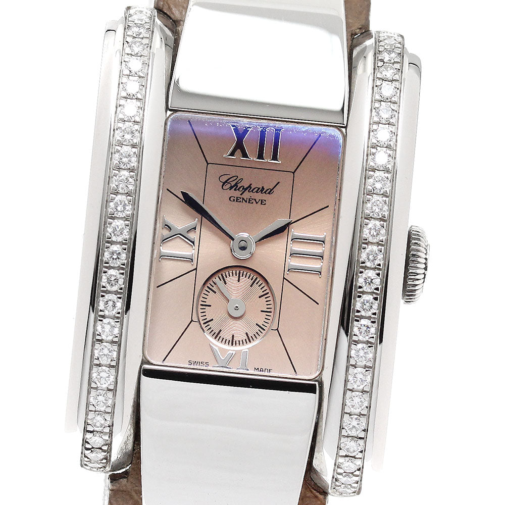 Chopard La Strada 41/8412 Side diamond Orange Dial Quartz Ladies Watch_937957