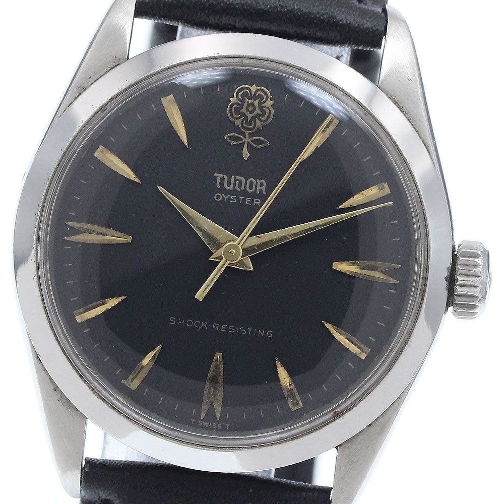 TUDOR Oyster 7934 Decabara black Dial Hand Winding Men's Watch_937963