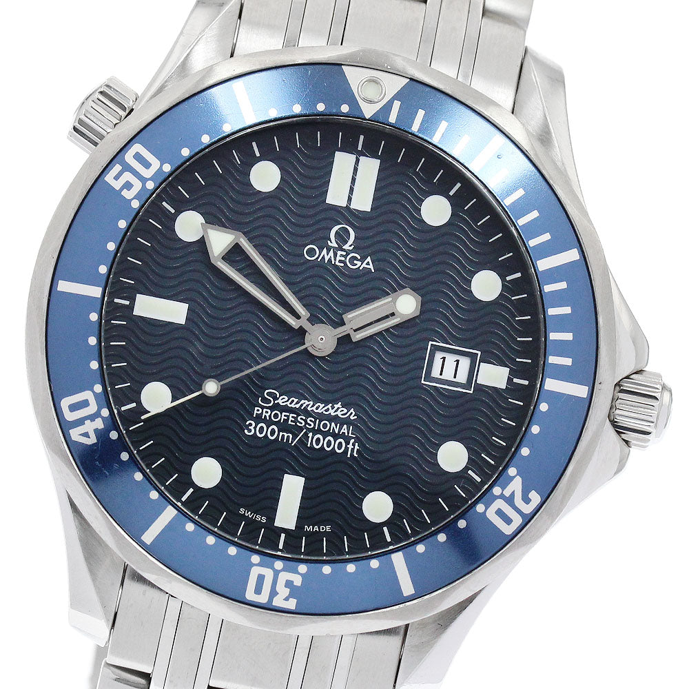 OMEGA Seamaster 300 2541.80 Date Navy Dial Quartz Men's Watch_937971