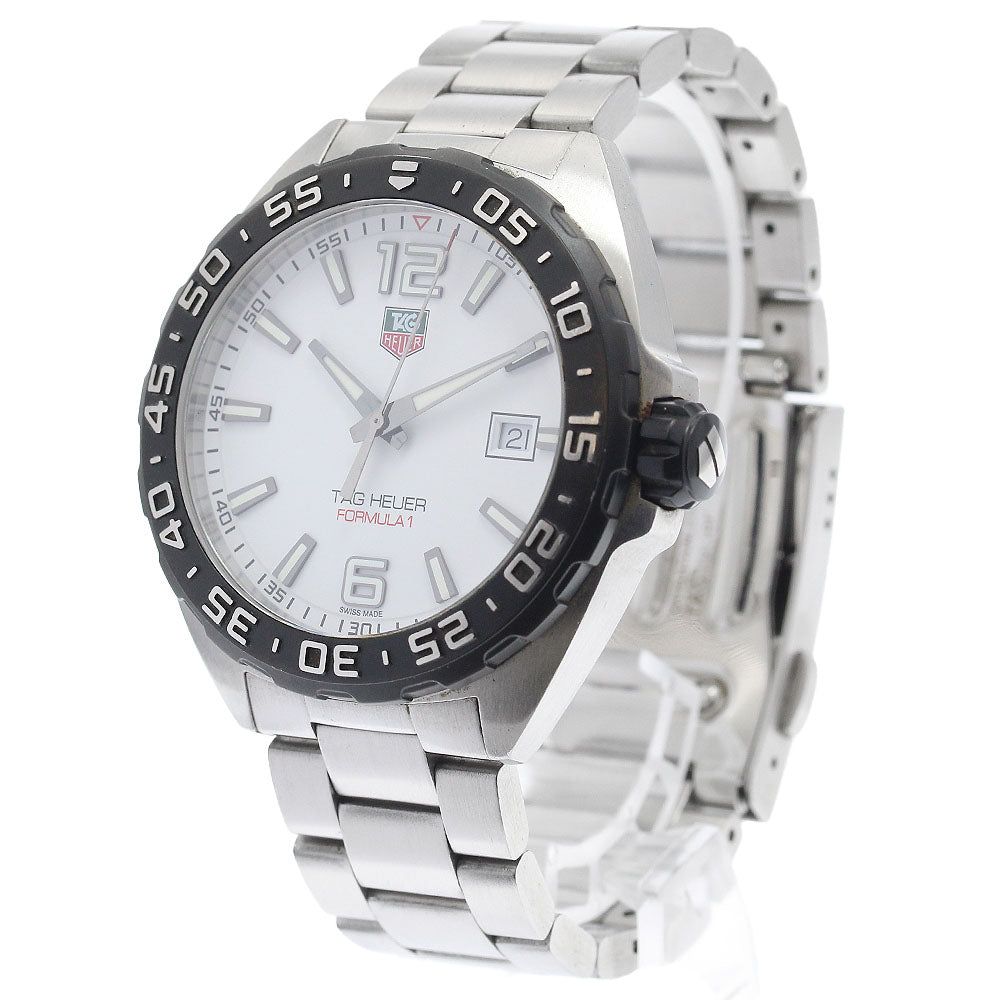 TAG HEUER Formula 1 WAZ1111 Date white Dial Quartz Men's Watch_938014