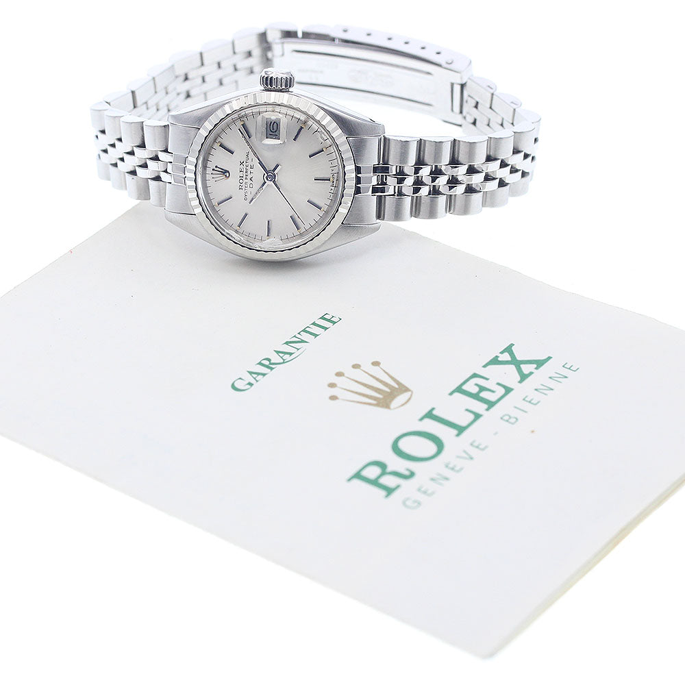 ROLEX Oyster Perpetual Date 6917 WG bezel Cal.2030 Automatic Ladies Watch_938025