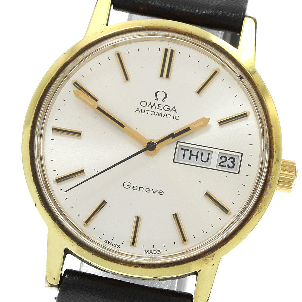 OMEGA Geneve 166.0117 Day date cal.1022 Silver Dial Automatic Men's Watch_938035