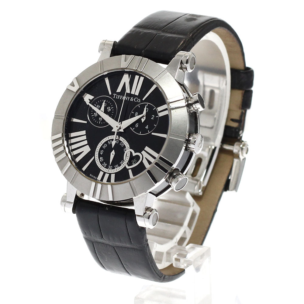 TIFFANY&Co. Atlas Z1301.32.11A10A71A Date Chronograph black Dial Quartz Ladies Watch_938056