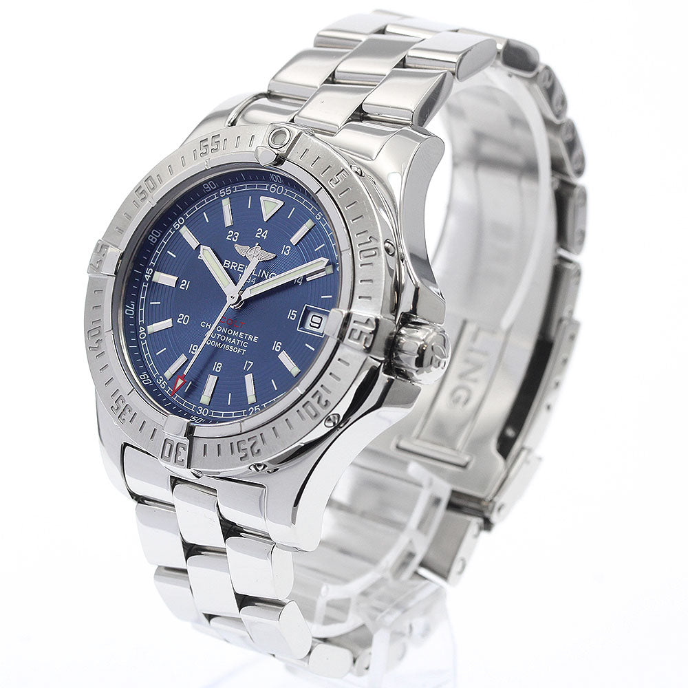 BREITLING Colt A17380 Date Navy Dial Automatic Men's Watch_938260