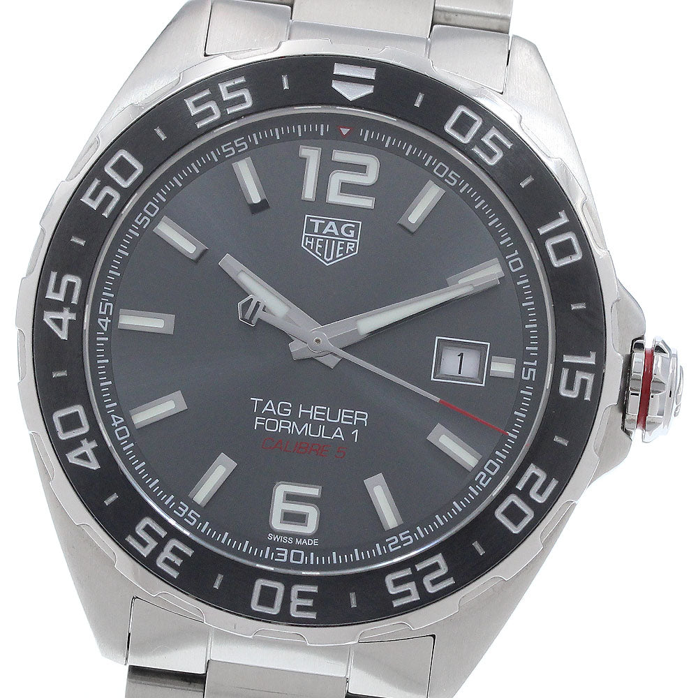 TAG HEUER Formula 1 WAZ2011 caliber 5 gray Dial Automatic Men's Watch_938261