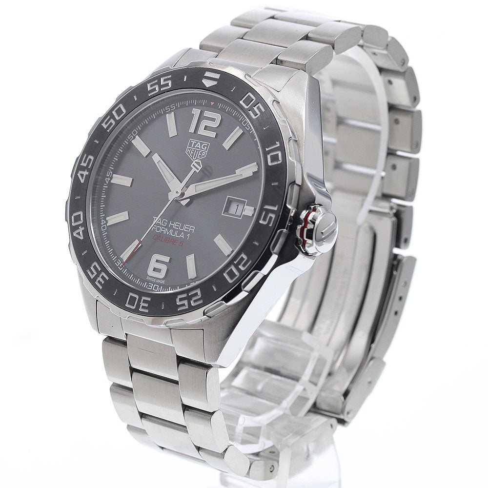 TAG HEUER Formula 1 WAZ2011 caliber 5 gray Dial Automatic Men's Watch_938261