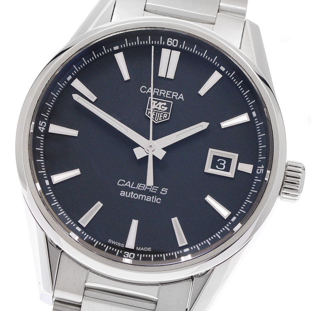 TAG HEUER Carrera Caliber 5 WAR211A-1 black Dial Automatic Men's Watch_938264